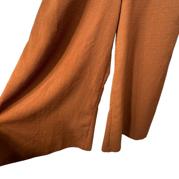 Altar’d State Small Cropped Wide Leg Flared Jumpsuit Empire Waist V-Neck Pockets - Picture 5 of 12